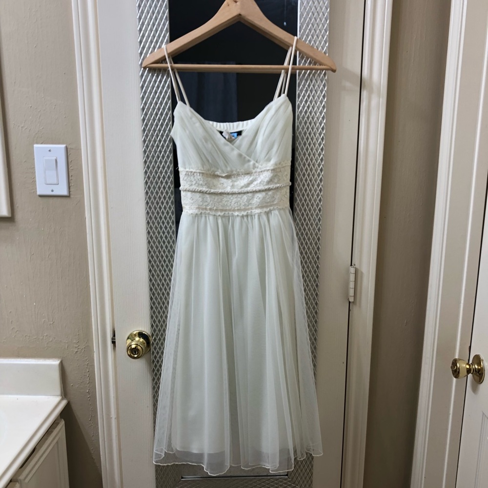White Tulle Dress in Medium